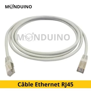 Câble ETHERNET Câble RJ45 de Réseau Ethernet 1/3/5/10/20/100m - Zdjęcie 1 z 2