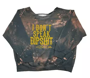 Women’s 3X distressed sweatshirt long sleeves Multicolored Unbranded - Picture 1 of 7
