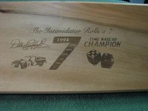 Precioso cuchillo Bowie 1994 Winston Cup Champion Dale Earnhardt 12" caja de madera y certificado de autenticidad - Imagen 1 de 9