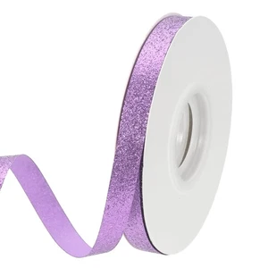 Helllila Metallic Glitzerband Rolle, 3/8 Zoll x 25 Yards Glitzerband - Bild 1 von 7