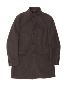 LONDON FOG Mens Overcoat UK 42 XL Grey Wool DE42 - Picture 1 of 3