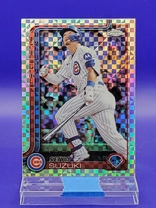 Seiya Suzuki 2025 Topps Chrome X-Fractor SP 🔥 Cubs - Picture 1 of 2