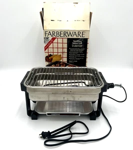 Farberware broiler Open Hearth Smokeless Electric Indoor Grill USA Vintage - Picture 1 of 13