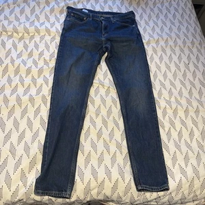 Men’s 512 Slim Levi Strauss W33 L34 Dark Blue Tapered Indigo Exc Condition - Picture 1 of 11