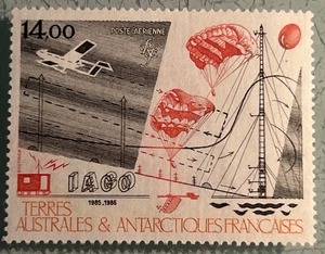 TAAF 1986 Airmail MNH 14F Meteorology Research Scott C90 French Antarctic Stamp - Picture 1 of 2