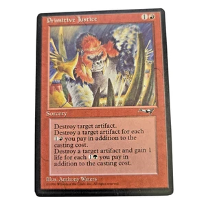 MTG Primitive Justice Alliances ALL Uncommon Red Sorcery Destroy Artifact Magic - Bild 1 von 2