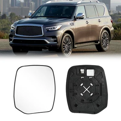 Mirror Glass for INFINITI 2011-2013 QX56 | 2014-2022 QX80 Passenger Right Side Foto 1 de 4