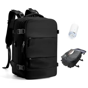 Vacuum Travel Backpack with Pump for Women,Airback Personal Item Carry on Bac... - Picture 1 of 9