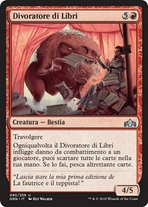 MTG Magic GRN Guilds of Ravnica - 1x ITA EX 093 U Divoratore di Libri - Picture 1 of 1