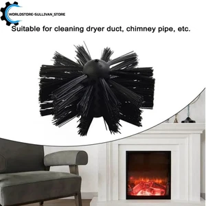 100/150mm Chimney Flue Sweep Brush For Drain Rods Cleaning Fireplace Brush - Picture 1 of 16