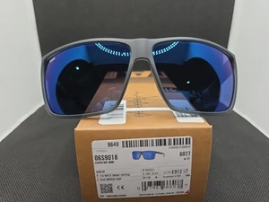 Costa Del Mar Rincon Matte Smoke Frame Crystal 580P Blue Mirror Polycarbonate - Picture 1 of 21