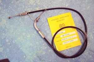KAWASAKI KZ750 NEW THROTTLE CABLE A OPENING X-LONG KZ 750 TWIN 54012-124 - Picture 1 of 2