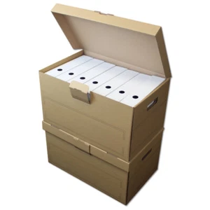 Archivschachteln Aktenkarton Archivkarton Archivbox "Jumbo-Klappdeckel" braun - Bild 1 von 1