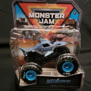 Monster Jam Truck MEGALODON 1:64 2024 Series 34 Legacy Trucks RARE - Picture 1 of 4