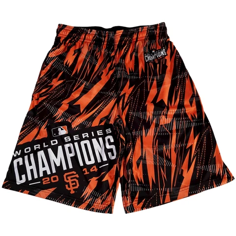 San Francisco Giants MLB Athletic Shorts World Series Champions 2014 Mens S Cover