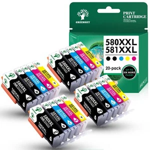 20x DRUCKER PATRONEN für CANON PGI-580 CLI-581 XXL PIXMA TR7550 TR8550 TS6150