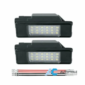 Iluminación LED matrícula para Citroën C2 C3 C4 C5 C6 C8 Jumpy Evasion - Imagen 1 de 3
