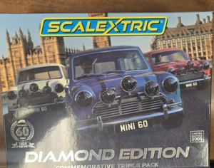 Scalextric C4030A, Mini Diamond Edition - Commemorative Triple Pack, 1:32 - Picture 1 of 6