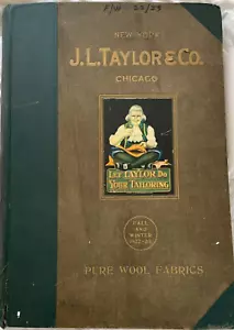 Fall & Winter 1922-23 Wool Suit Tailoring Catalog J.L. Taylor & Co. - Picture 1 of 8