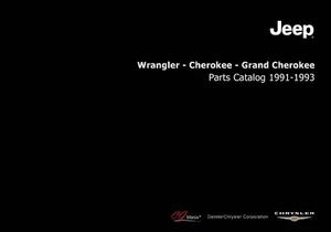 Manual de Despiece del Jeep Gran Cherokee , Cherokee y Wrangler YJ, XJ y ZJ - Imagen 1 de 1