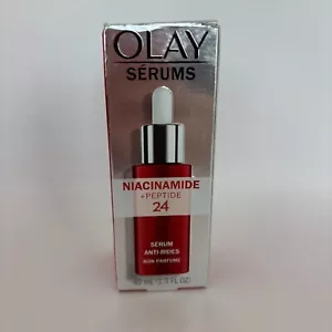 Olay Serums Niacinamide + Peptide 24 Anti-Wrinkle Serum 1.3 fl oz NEW - Picture 1 of 7