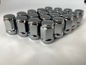 Ford Ranger 4x4 PJ PK PX 03 -19 - 24 Chrome Wheel Nuts - Picture 1 of 3
