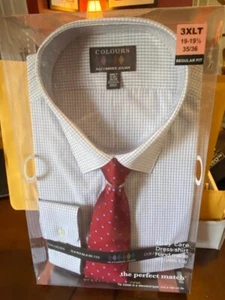 Alexander Julian Colours Shirt & Tie New In Package 3XLT 19-19.5 X 35/36 - Picture 1 of 2