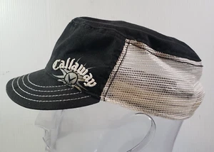 Gorra/sombrero de golf para mujer Callaway New Era lados de malla blanco y negro RN 11493 - Imagen 1 de 8