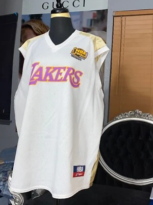 Camiseta Kobe Bryant 2001 LA Lakers rara final da NBA 2001 tamanho 2XL - Imagem 1 de 4
