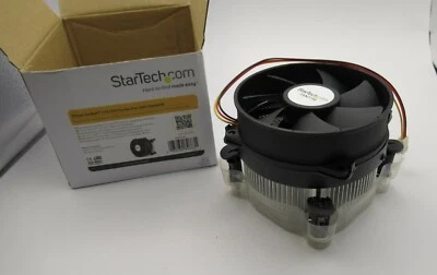 Startech CPU Cooler Fan Processor with heatsink 95mm Socket T 775 open box - Image 1 of 4