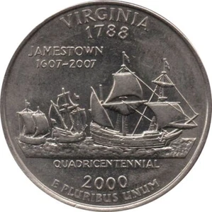 American Coin United States ¼ Dollar | Susan Constant | Godspeed | 2000 - Picture 1 of 12