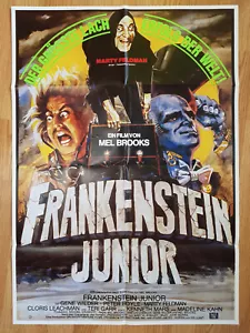 Mel Brooks FRANKENSTEIN JUNIOR raro poster tedesco 1 foglio GENE WILDER Feldman - Foto 1 di 1
