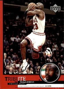 1998-99 Upper Deck Tribute to Michael Jordan - #18 - Michael Jordan - Picture 1 of 2
