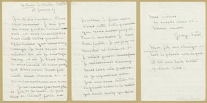 George Sand (1804-1976) - Belle lettre autographe signée - 3 pages - Nohant 1867 - Picture 1 of 4