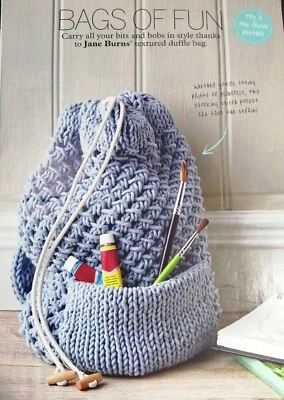 Duffle Bag Knitting Pattern (46) - Image 1 of 3