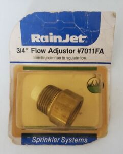 Rain Jet 3/4" Flow Adjustor #7011FA - New 
