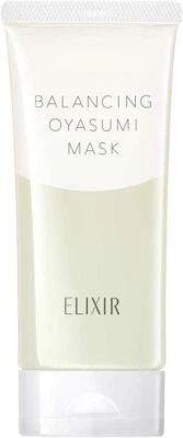 Elixir Balancing Oyasumi Sleep Mask Pore Care 90g Made In Japan - Image 1 of 4
