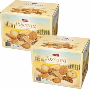 Lambertz Toscana 8x450g hauch Schokolade 11 Gebäckvarianten Office Box 2 x 1,8kg - Bild 1 von 1