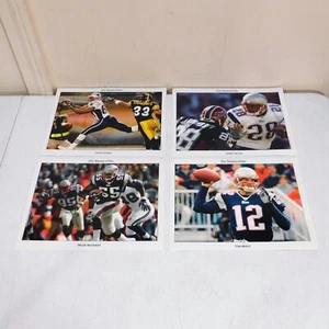 Lot of 4 Boston Globe New England Patriots 8x10 Photos Brady Givens McGinest - Picture 1 of 6
