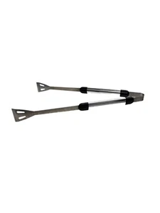 BBQ Grillzange extra lang 17" lang Edelstahl - Bild 1 von 4