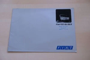 216718) Fiat 132 GL GLS Prospekt 10/1975 - Picture 1 of 1