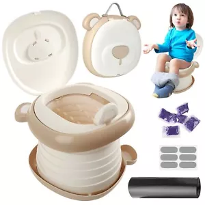 Portable potty seat for toddler travel Portable toilet for kids with Potty Li... - Picture 1 of 6