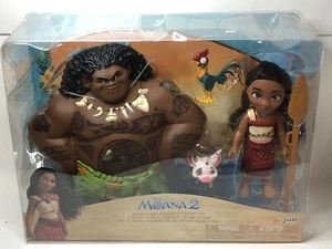 Disney Moana 2 Moana & Maui Voyager set regalo petite 12 pollici nuovo sigillato - Foto 1 di 5