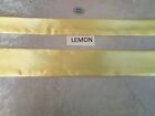 Lemon Silky Satin Sash In Assorted Widths And Lengths  **Free Swatches**