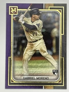 2023 Topps Museum Collection #75 Gabriel Moreno Amethyst #/99 - Picture 1 of 2