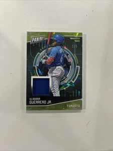 Vladimir Guerrero Jr. 2018 Panini Cyber Monday Rookie Patch Ghiaccio Verde /5 - Foto 1 di 2