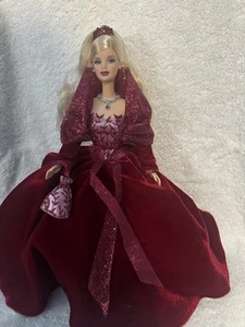 Barbie 2002 Holiday Celebration Muñeca Coleccionista Pestañas Enraizadas Mattel Sin Caja - Imagen 1 de 7