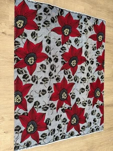 6 Yards African Fabric Ankara Wax Print 100% Cotton sewing Material Chitenge - Picture 1 of 2