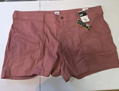 Pantalones cortos Lee Heritage Workwear para mujer 26 W henna óxido 4” entrepierna utilitarios... Foto 1 de 4