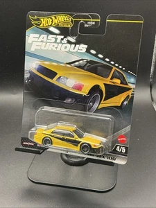 Hot Wheels Premium Fast & Furious 4/5 Toyota Chaser JZX 100 Giallo NUOVO 2025 - Foto 1 di 1